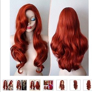 Red costume wig brand new.